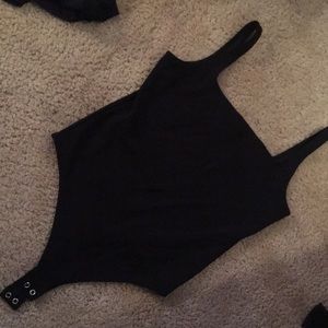 Brand new black express tank body suit